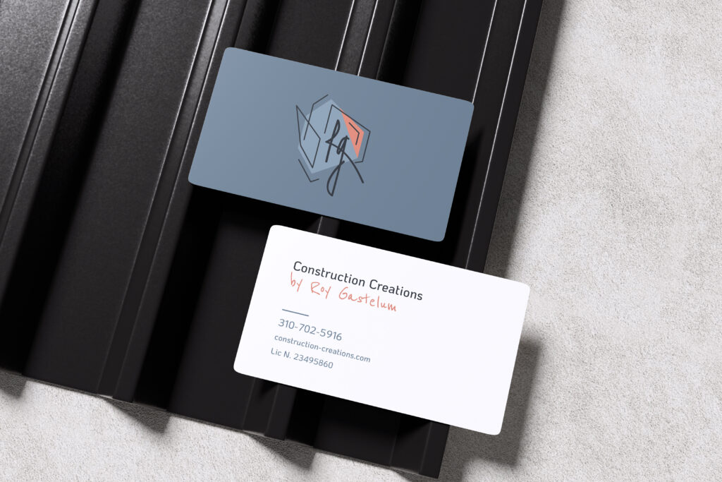 Cartes de visite branding minimaliste – identité visuelle professionnelle