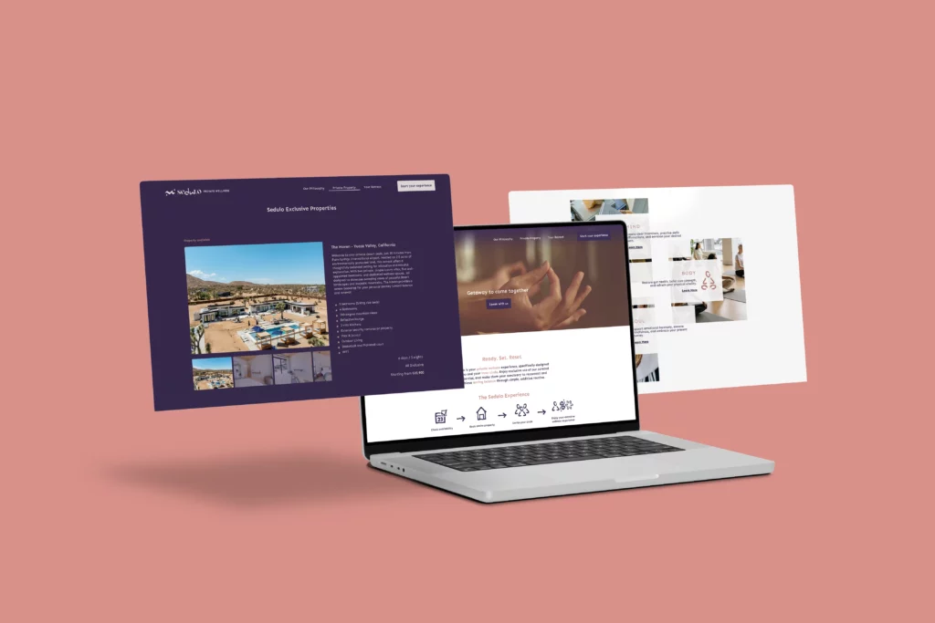 Supports digitaux Sedulo – création graphique et direction artistique par agence branding à Perpignan